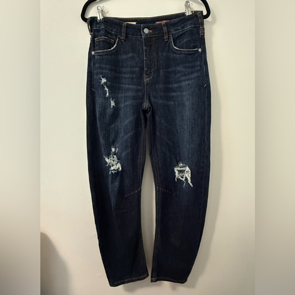 Pilcro by Anthropologie Bow Boyfriend Jeans Size 26